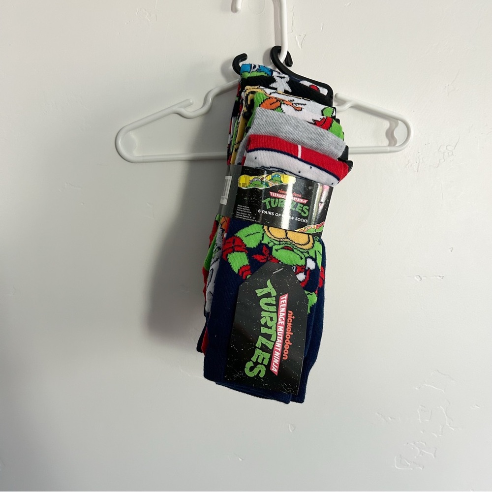 Teenage Mutant Ninja Turtle Christmas socks
